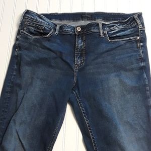 Silver Avery straight plus size22/L32